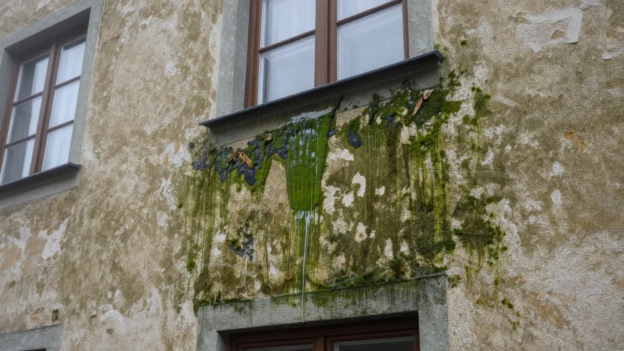 Algen und Pilzbefall auf der Fassade entfernen: Wirksame Methoden und Mittel 2025