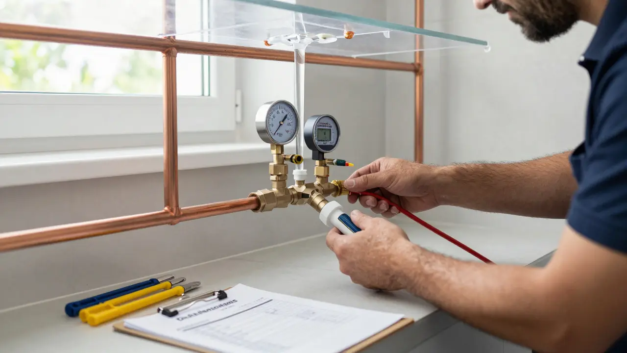 Druckprüfung der Wasserleitungen im Wohnhaus: So wird sie richtig durchgeführt