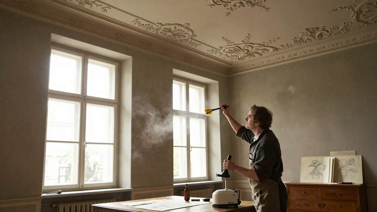 Innenraumgestaltung im Denkmal: Stuck, Dielen und Türen richtig restaurieren