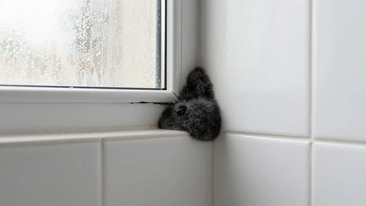 Schwarzer Schimmel in Wohnräumen: Gesundheitsrisiken und sichere Beseitigung