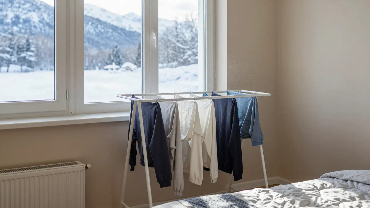 So trocknen Sie Wäsche in der Wohnung ohne Schimmel - 7 bewährte Tipps