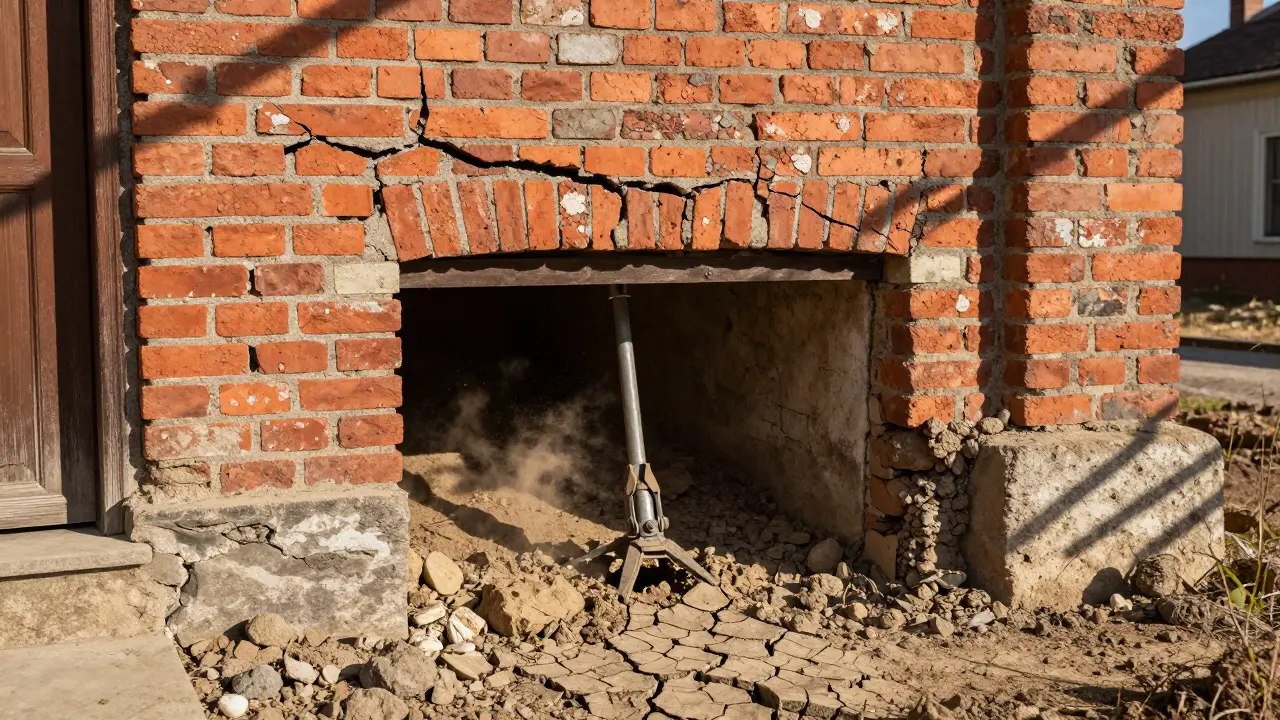 Untermauerung bei Setzungsrissen im Mauerwerk: Wie Sie Ihr Haus stabilisieren und weitere Schäden verhindern