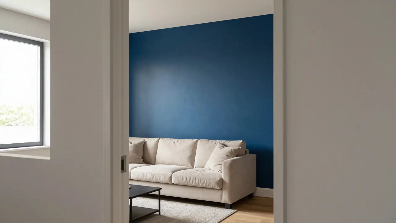 Akzentwand im Wohnzimmer: Farben, Tapeten und Platzierung richtig setzen