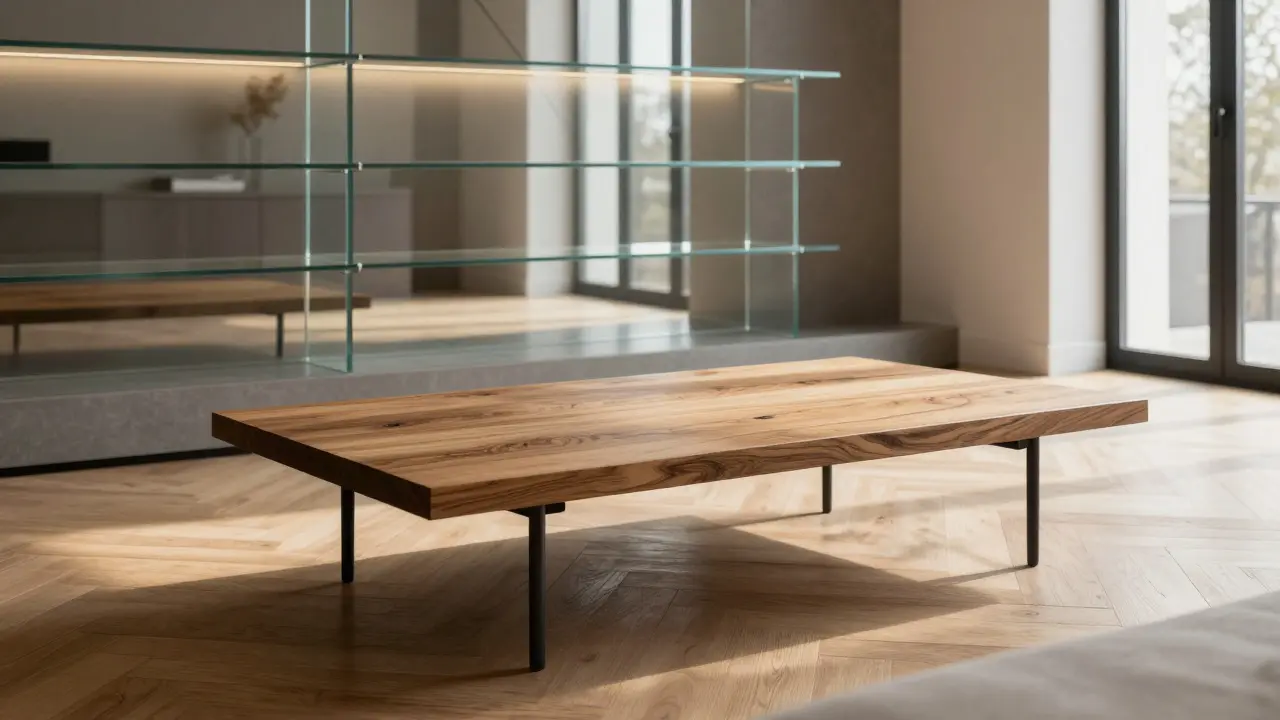 Materialmix harmonisch: Holz, Metall, Glas richtig kombinieren