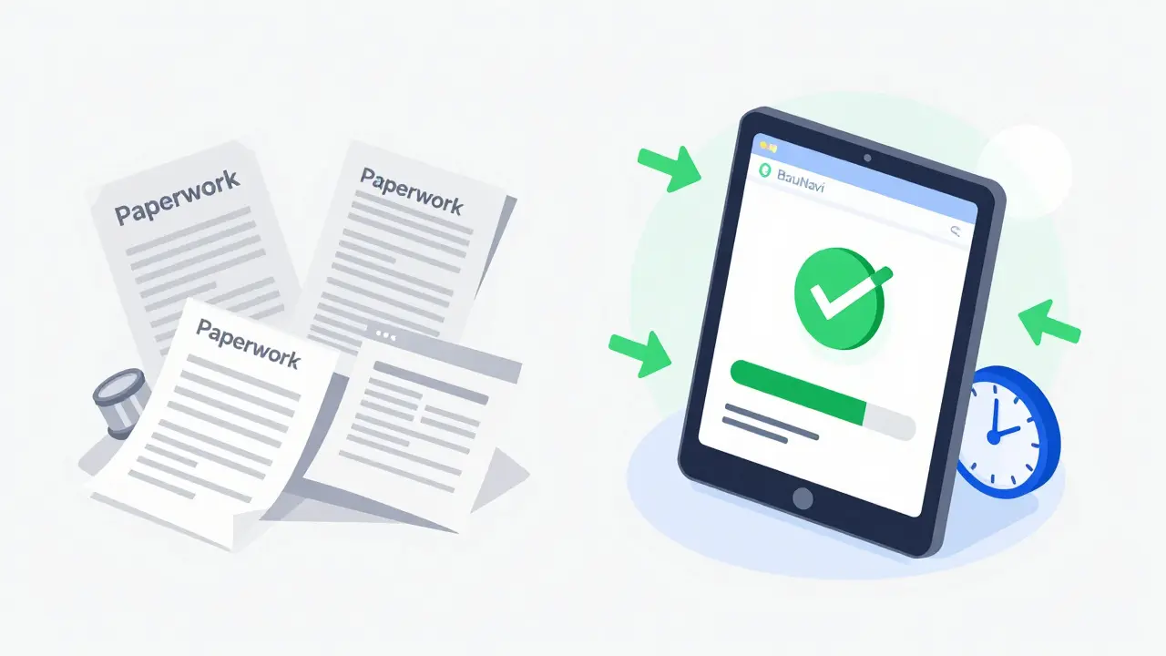 Digitaler Antrag auf Tablett beschleunigt Genehmigungsverfahren