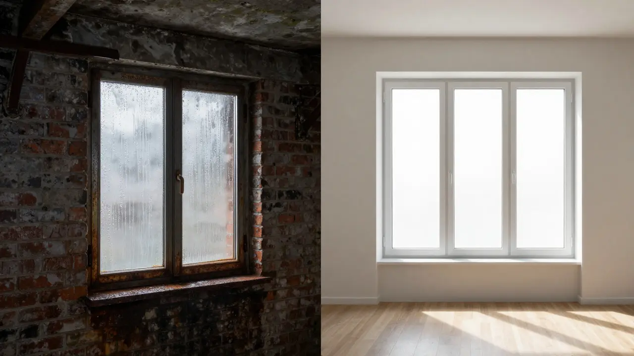 Kellerfenster erneuern: Mehr Licht, weniger Feuchtigkeit & GEG-konform