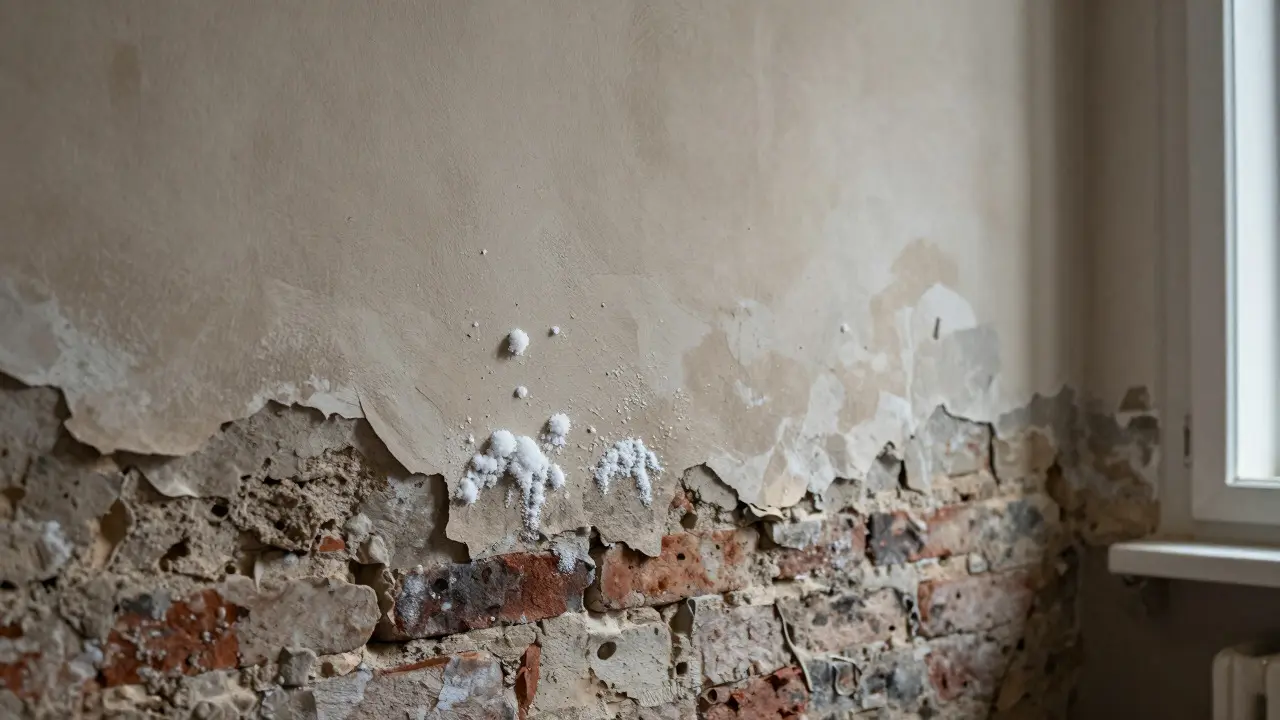 Putzabplatzungen durch Feuchte: Ursachenanalyse und Sanierung im Altbau