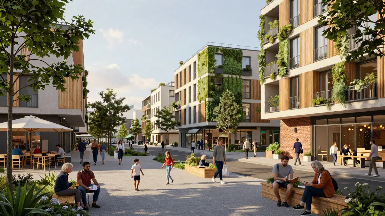 Nachhaltige Quartiersentwicklung: Wie grüne Stadtviertel Immobilienwerte steigern