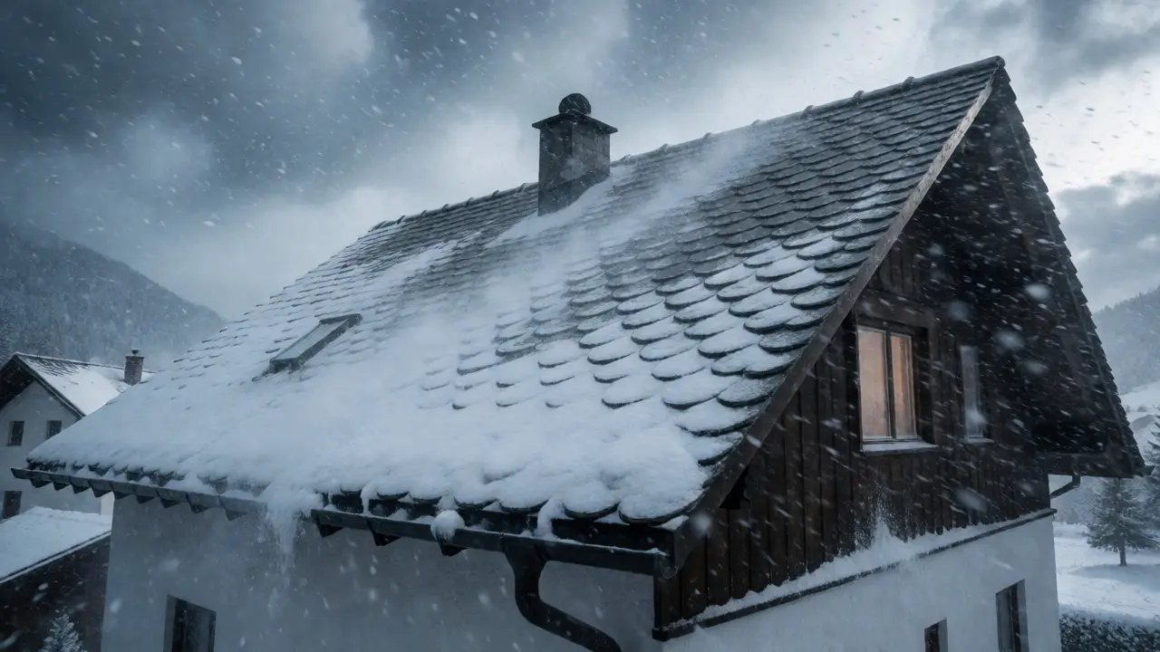 Dachsanierung im Winter: Risiken, Trocknung & Planung