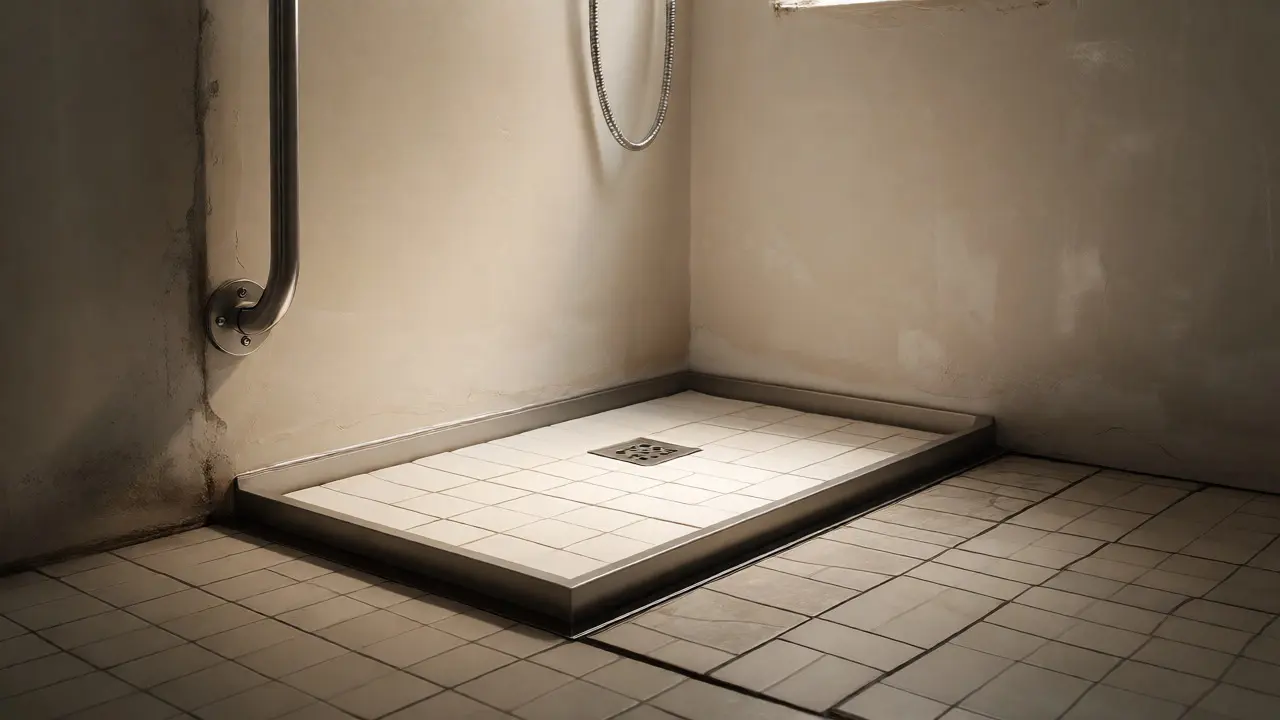 Bodengleiche Dusche mit Flachablauf im Altbau ohne Aufschlitzen